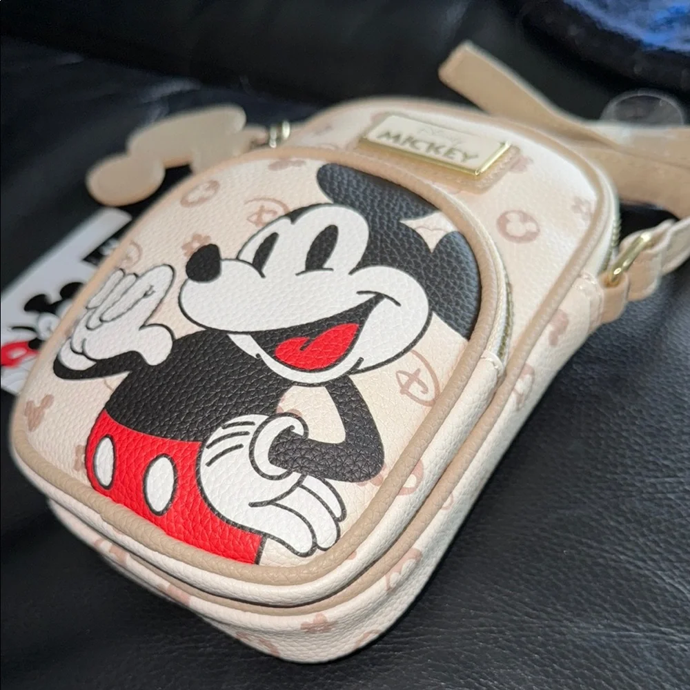 Disney Cream and Red Mickey Mouse Crossbody Bag at Primark Exclusive - Picture 2 of 2